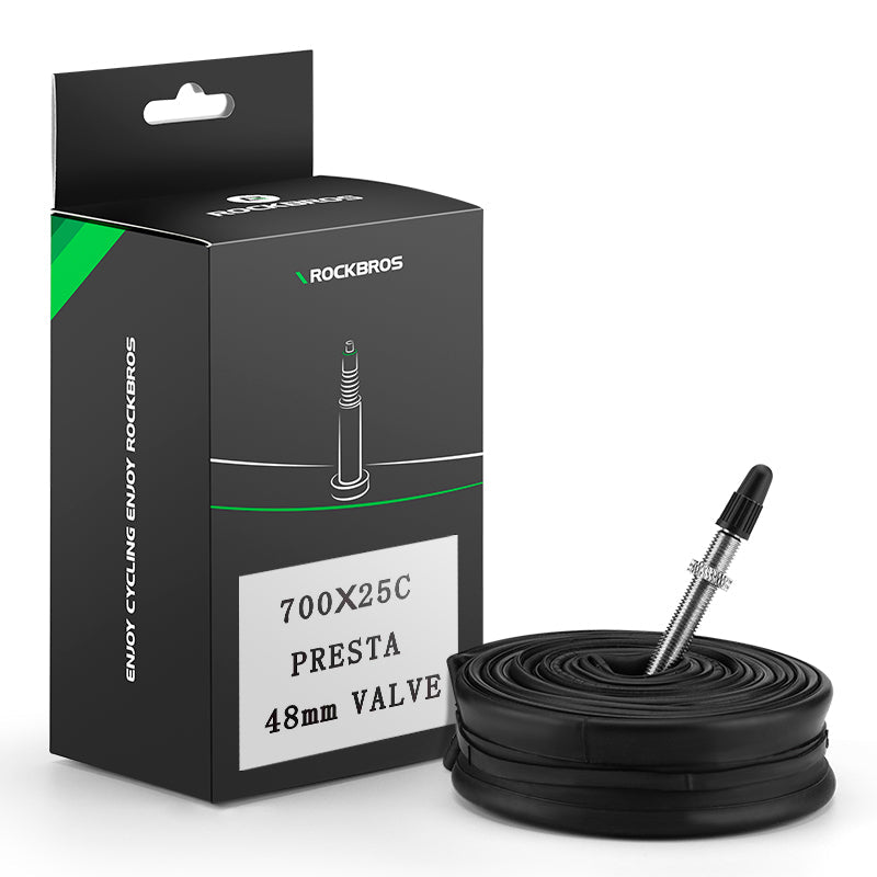 Load image into Gallery viewer, ROCKBROS 700X23/25/28/35C Road Bike Inner Tube 48mm Presta/Schrader Valve High Self Sealing Butyl Rubber

