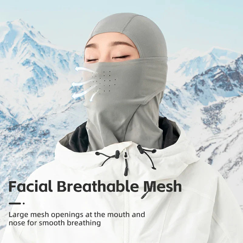 Load image into Gallery viewer, Qunature Lycra Ski Headgear | Thermal Mask for Cold-Weather Sports
