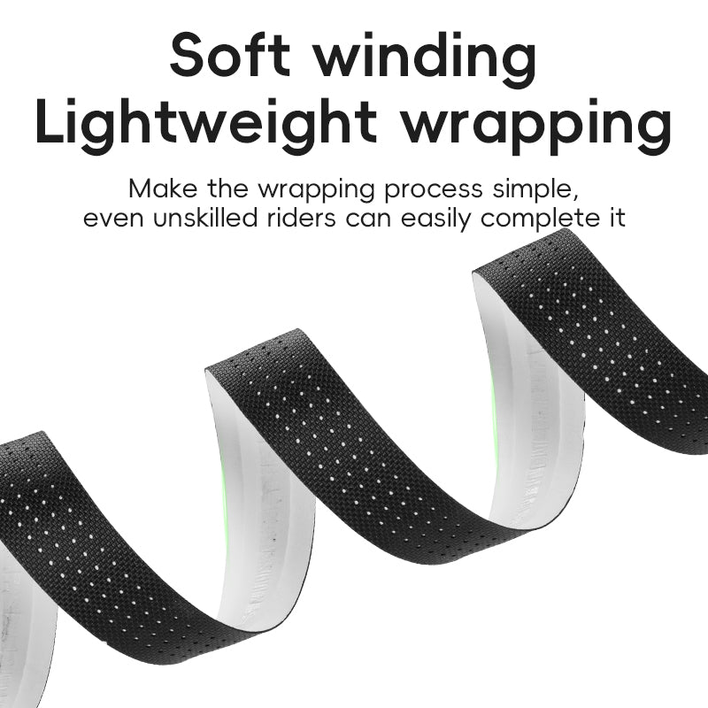 Load image into Gallery viewer, ROCKBROS Silicone PU Bicycle Handlebar Tape Soft Breathable Road Bike Tape Shock-absorption Anti-Slip Gravel Bicycle Handlebar Wrap Drop Bar Belt
