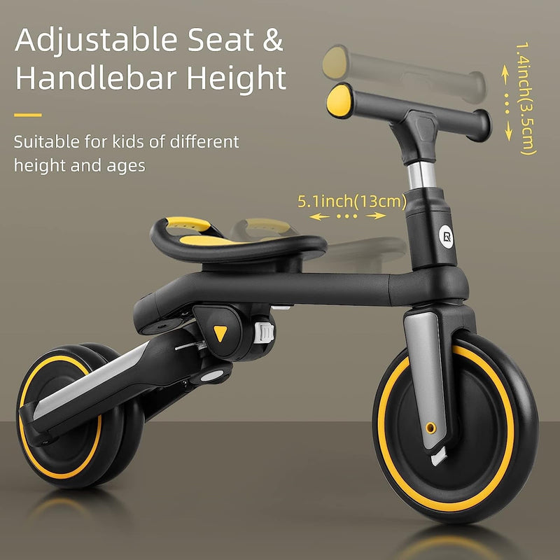 Load image into Gallery viewer, Kids 3 in 1 Tricycle Adjustable Seat Removable Pedals Toddler Ride On Bike
