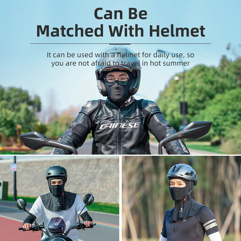 Load image into Gallery viewer, ROCKBROS Summer Balaclava Ice Silk Cooling Balaclava
