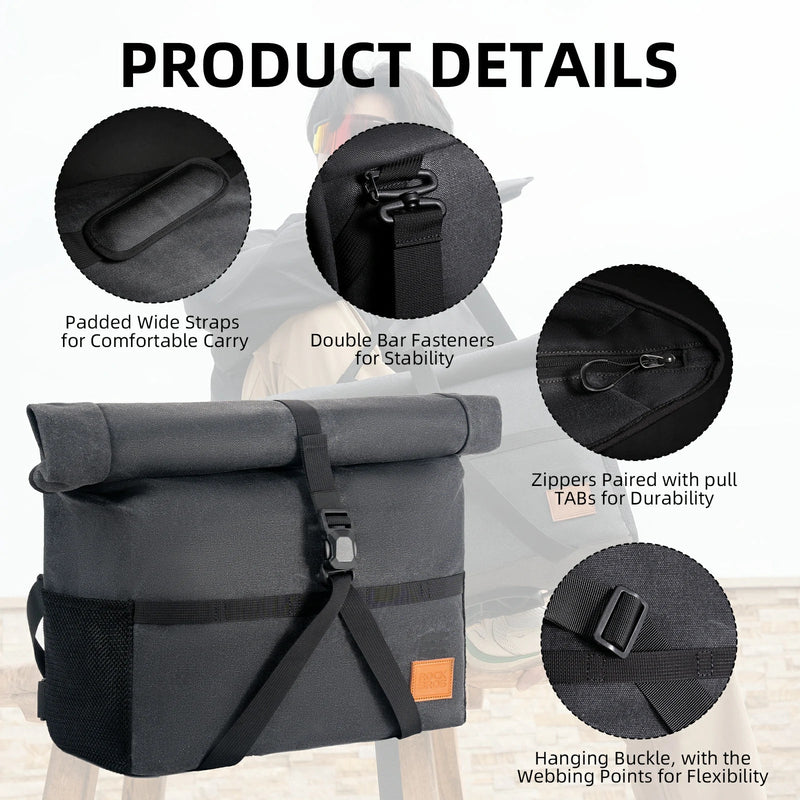 Load image into Gallery viewer, ROCKBROS Bike Handlebar Folding Bike Bag Bike Accessories Bike Storage 8L-10L
