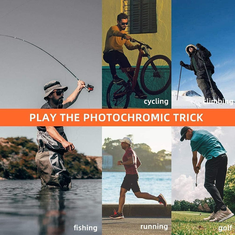 Load image into Gallery viewer, Aerodynamic Windproof Photochromic Cycling Sunglasses
