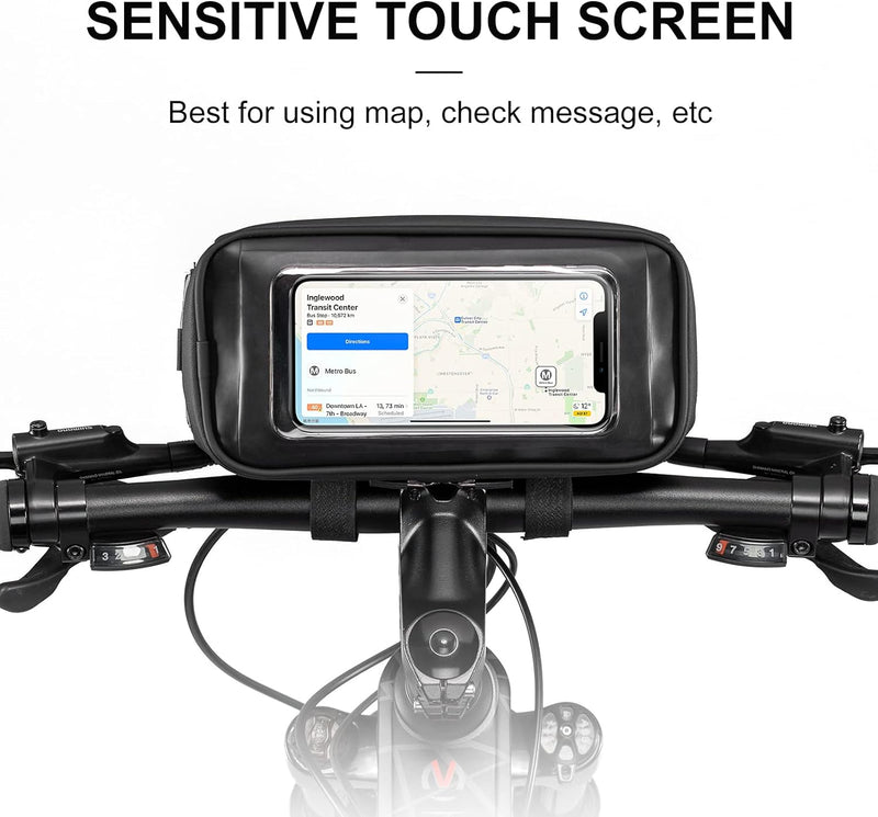 Load image into Gallery viewer, ROCKBROS Bike Handlebar Bag Bicycle Front Storage Bags
