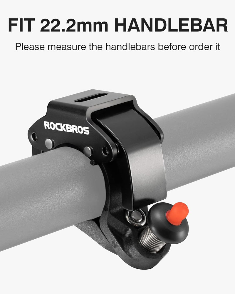 Load image into Gallery viewer, ROCKBROS Bike Bells Hidden for 22.2mm Handlebars More Than 100dB
