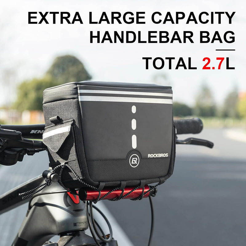Load image into Gallery viewer, ROCKBROS Bike Handlebar Bag Bicycle Front Storage Bags
