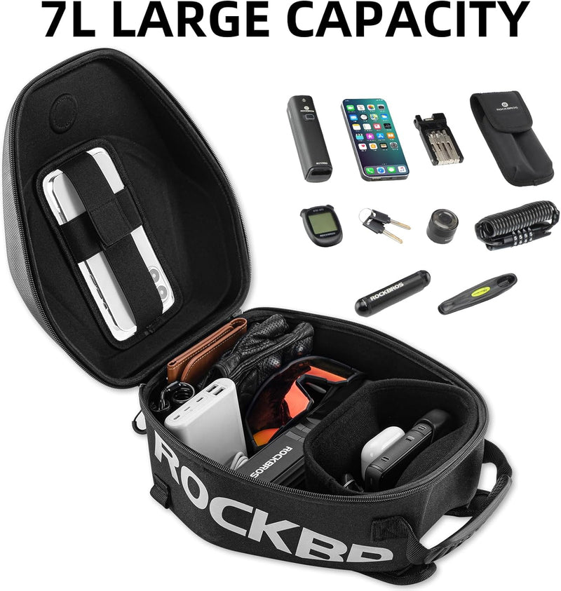 Load image into Gallery viewer, ROCKBROS 7L Waterproof Motorcycle Tank Bag Touchscreen Phone Pouch
