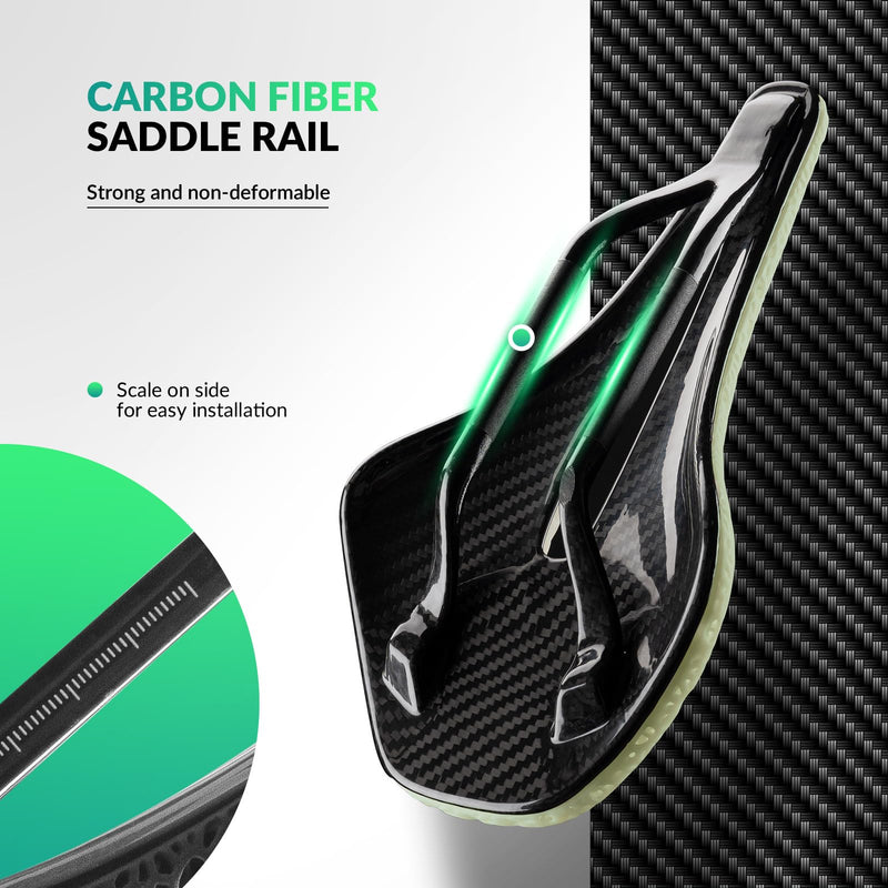 Load image into Gallery viewer, ROCKBROS 3D Printed Carbon Bike Saddle Ergonomic Ultralight Seat
