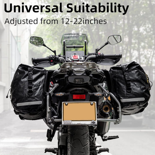 ROCKBROS 60L Waterproof Motorcycle Saddle Bags Durable Removable 2 PCS