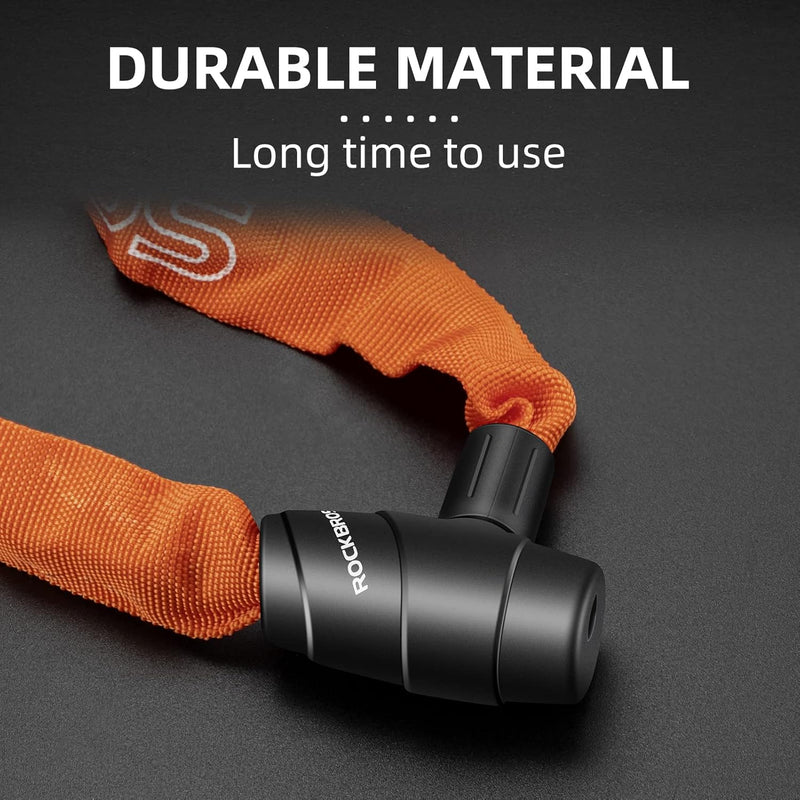Load image into Gallery viewer, ROCKBROS Bike Lock Chain Bicycle Lock, Heavy Duty Anti Theft
