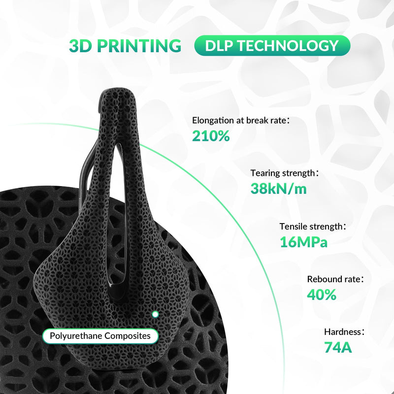 Load image into Gallery viewer, ROCKBROS 3D Printed Carbon Bike Saddle Ergonomic Ultralight Seat
