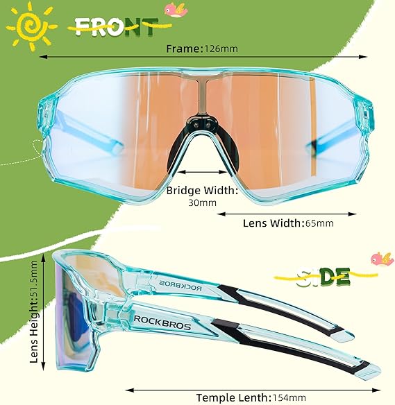 Load image into Gallery viewer, Kids Sports Glasses for Ages 8–14
