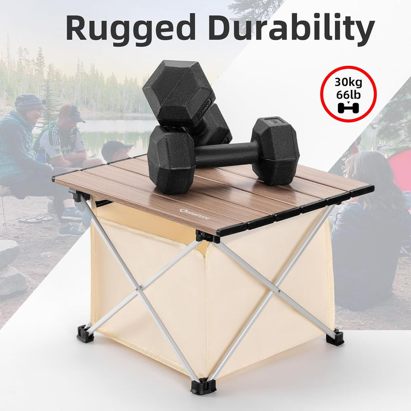 Load image into Gallery viewer, Qunature Ultralight Folding Camping Table with Storage Bag
