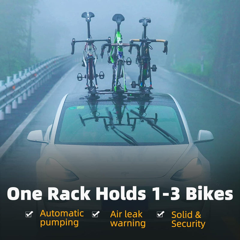 Load image into Gallery viewer, ROCKBROS Electric Suction Cup Bike Rack for 1-3 Bikes Safe Mount
