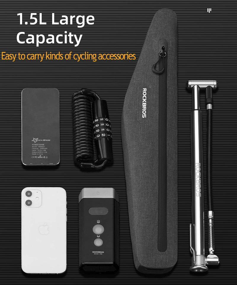 Load image into Gallery viewer, ROCKBROS Triangle Bag Waterproof Cycling Pouch 1.5 L Classified Capacity
