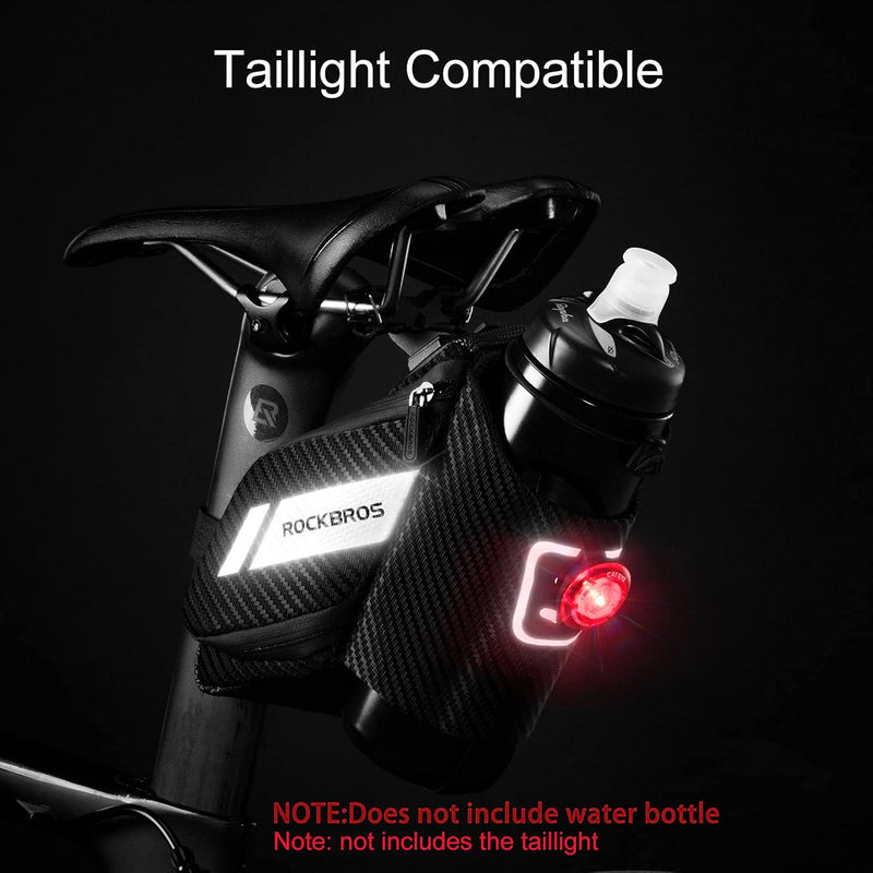 Load image into Gallery viewer, ROCKBROS Waterproof Bike Saddle Bag with Water Bottle Holder
