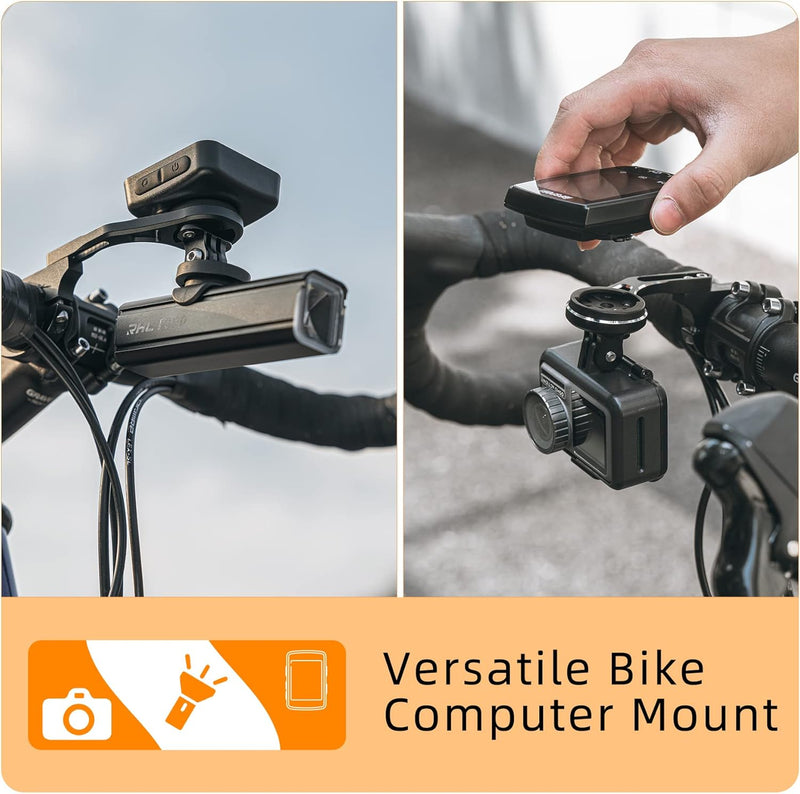 Load image into Gallery viewer, ROCKBROS Out Front Bike Mount Cycling Computer Mount Bike Handlebar 1.25''/ 31.8mm
