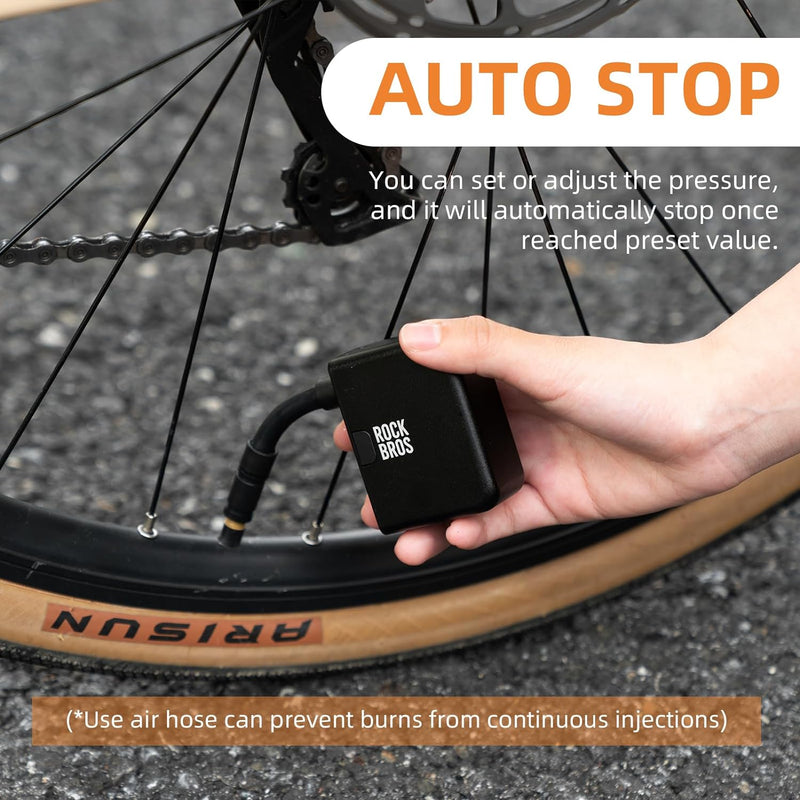 Load image into Gallery viewer, AS1 Pro Mini Electric Air Bike Tire Pump 120PSI
