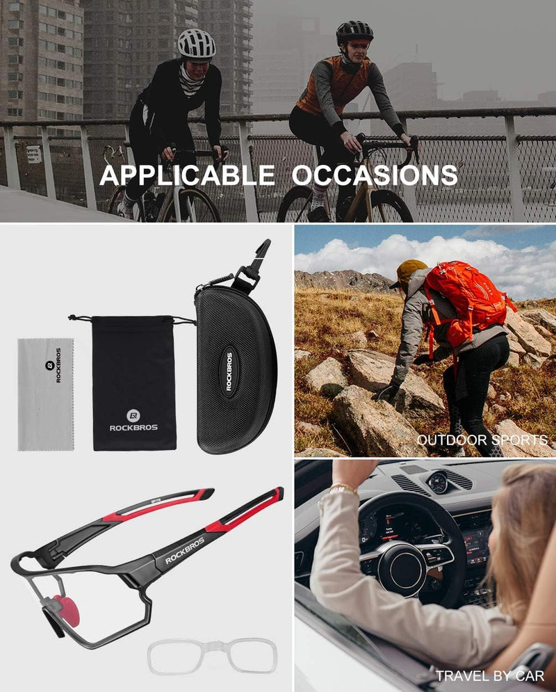 Load image into Gallery viewer, Thickened PC Lens Photochromic Sunglasses (UV400)

