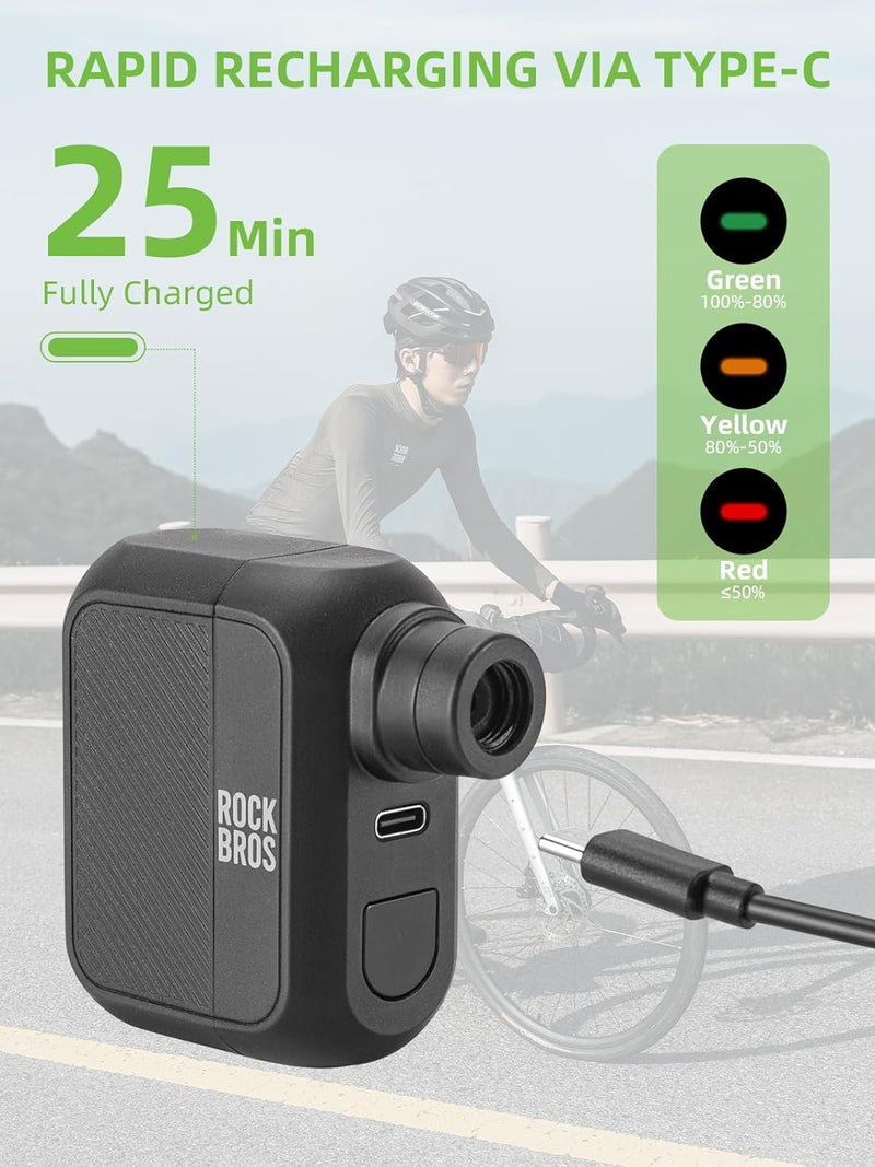 Load image into Gallery viewer, ROCKBROS AS110 Mini Electric Bike Tire Pump 100PSl
