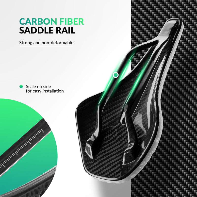 Load image into Gallery viewer, ROCKBROS 3D Printed Carbon Bike Saddle Ergonomic Ultralight Seat
