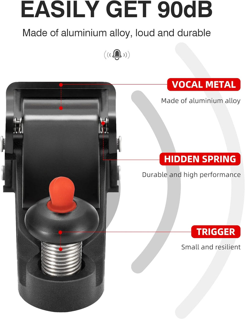 Load image into Gallery viewer, ROCKBROS Bike Bells Hidden for 22.2mm Handlebars More Than 100dB
