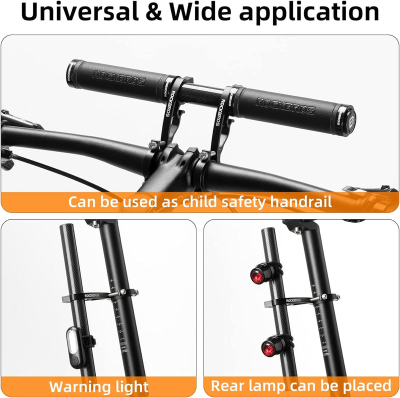 Load image into Gallery viewer, ROCKBROS Bike Handlebar Extender Double Lightweight Durable
