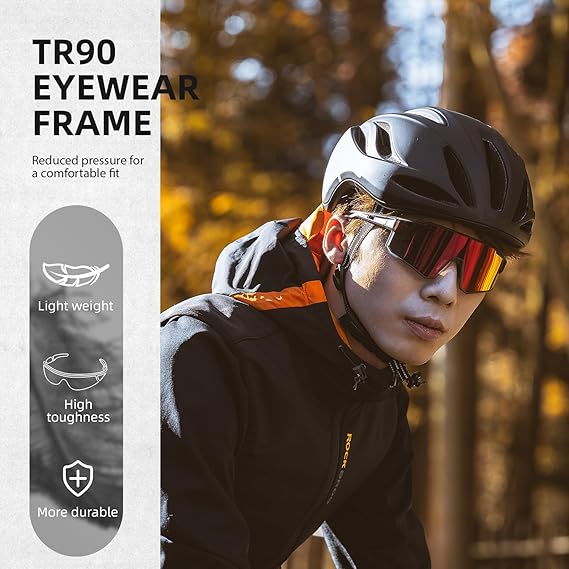 Load image into Gallery viewer, Unisex Polarized Cycling Sunglasses with TR90 Frame

