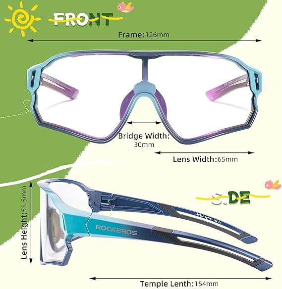 Load image into Gallery viewer, Kids Sports Glasses for Ages 8–14
