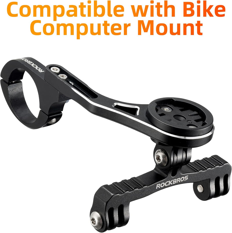 Load image into Gallery viewer, ROCKBROS Out Front Bike Mount Cycling Computer Mount Bike Handlebar 1.25''/ 31.8mm
