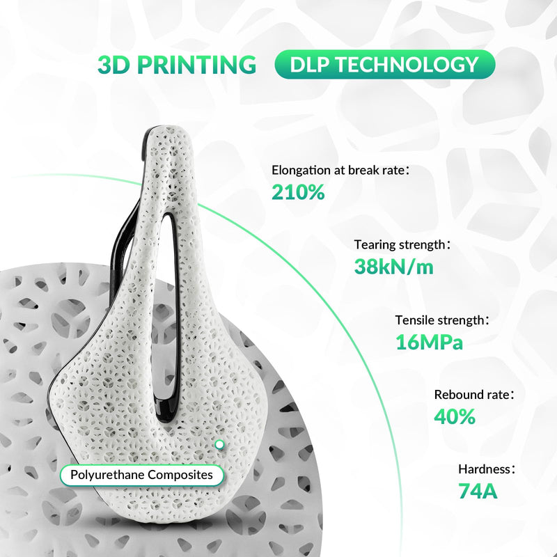 Load image into Gallery viewer, ROCKBROS 3D Printed Carbon Bike Saddle Ergonomic Ultralight Seat
