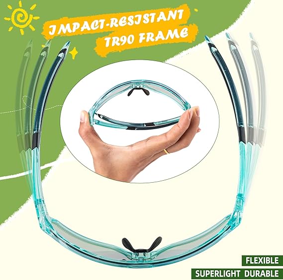 Load image into Gallery viewer, Kids Sports Glasses for Ages 8–14
