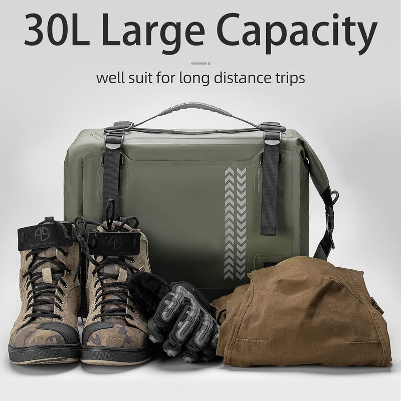 Load image into Gallery viewer, ROCKBROS 30L Waterproof Motorcycle Tail Bag Universal Fit Durable

