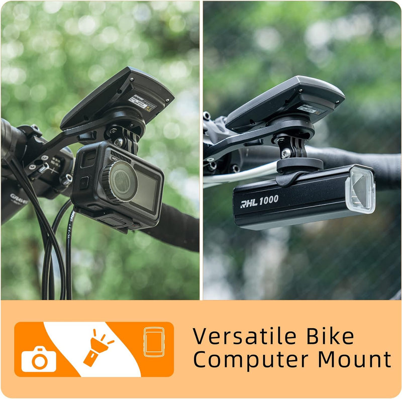 Load image into Gallery viewer, ROCKBROS Out Front Bike Mount Cycling Computer Mount Bike Handlebar 1.25''/ 31.8mm
