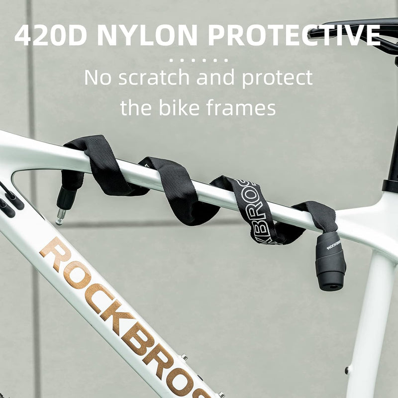 Load image into Gallery viewer, ROCKBROS Bike Lock Chain Bicycle Lock, Heavy Duty Anti Theft
