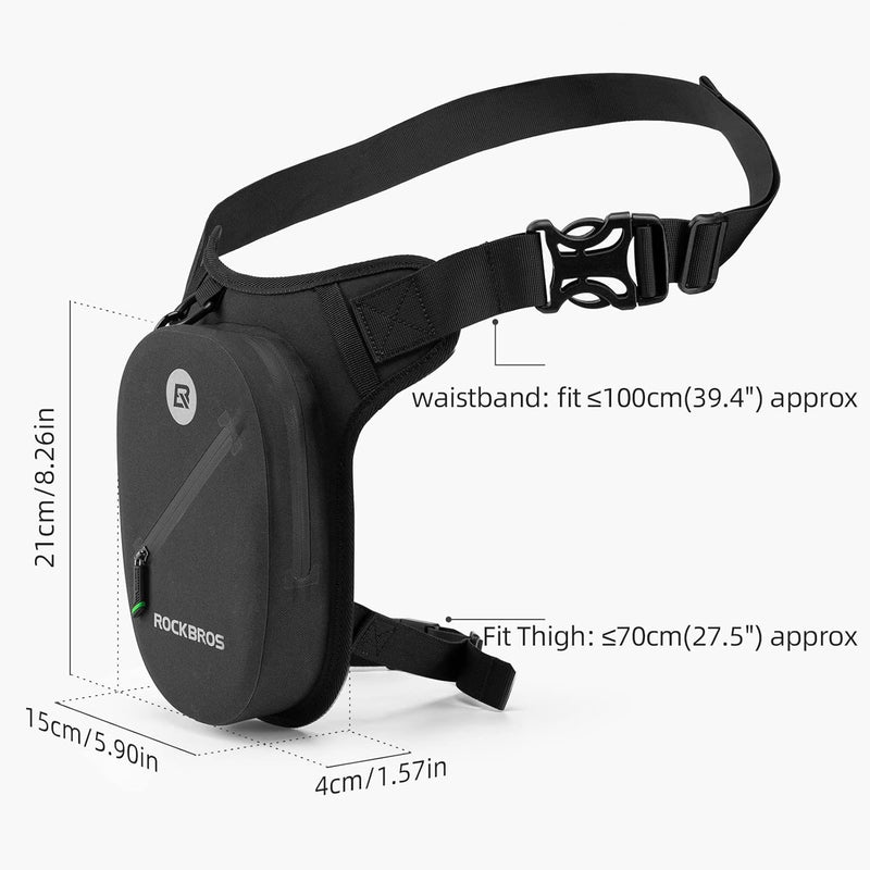Load image into Gallery viewer, ROCKBROS Waterproof Motorcycle Drop Leg Bag Adjustable Durable 1L Capacity
