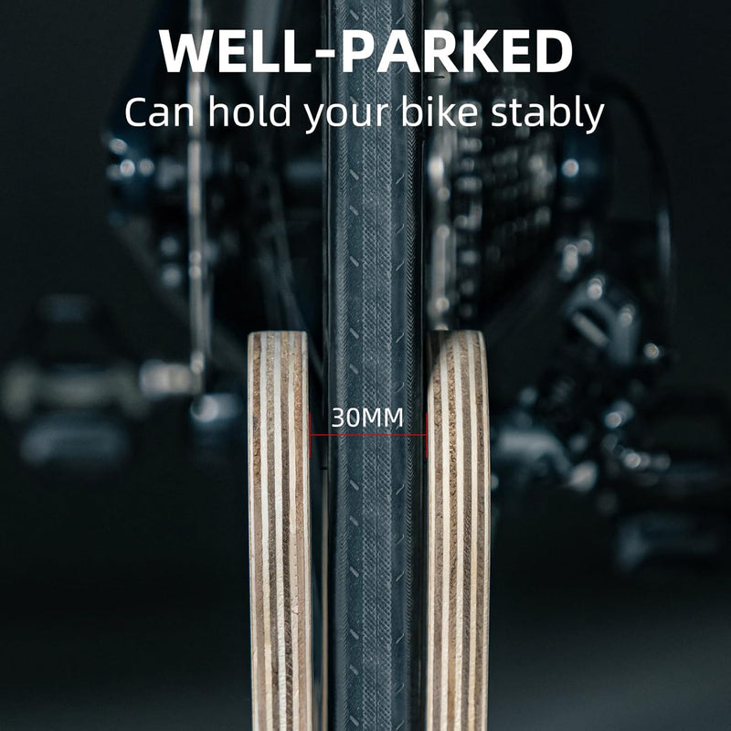 Load image into Gallery viewer, ROCKBROS Wooden Bike Stand Stylish Stable Storage
