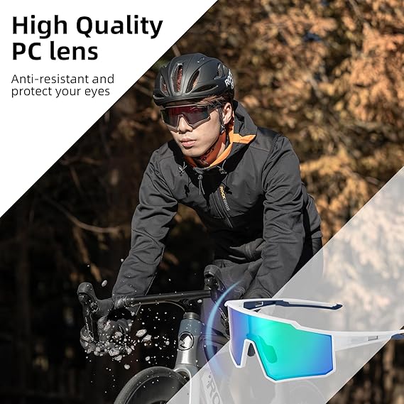 Load image into Gallery viewer, Unisex Polarized Cycling Sunglasses with TR90 Frame
