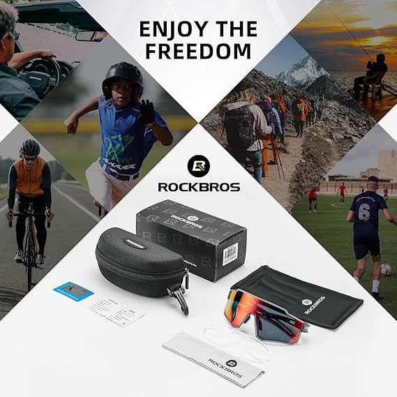 Load image into Gallery viewer, Unisex Polarized Cycling Sunglasses with TR90 Frame
