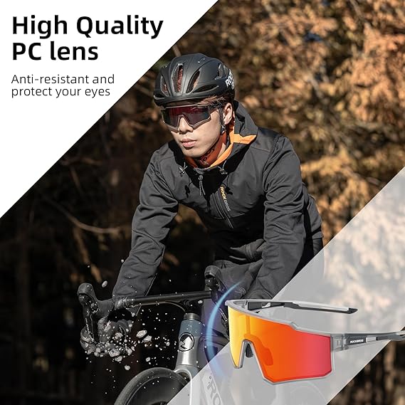 Load image into Gallery viewer, Unisex Polarized Cycling Sunglasses with TR90 Frame
