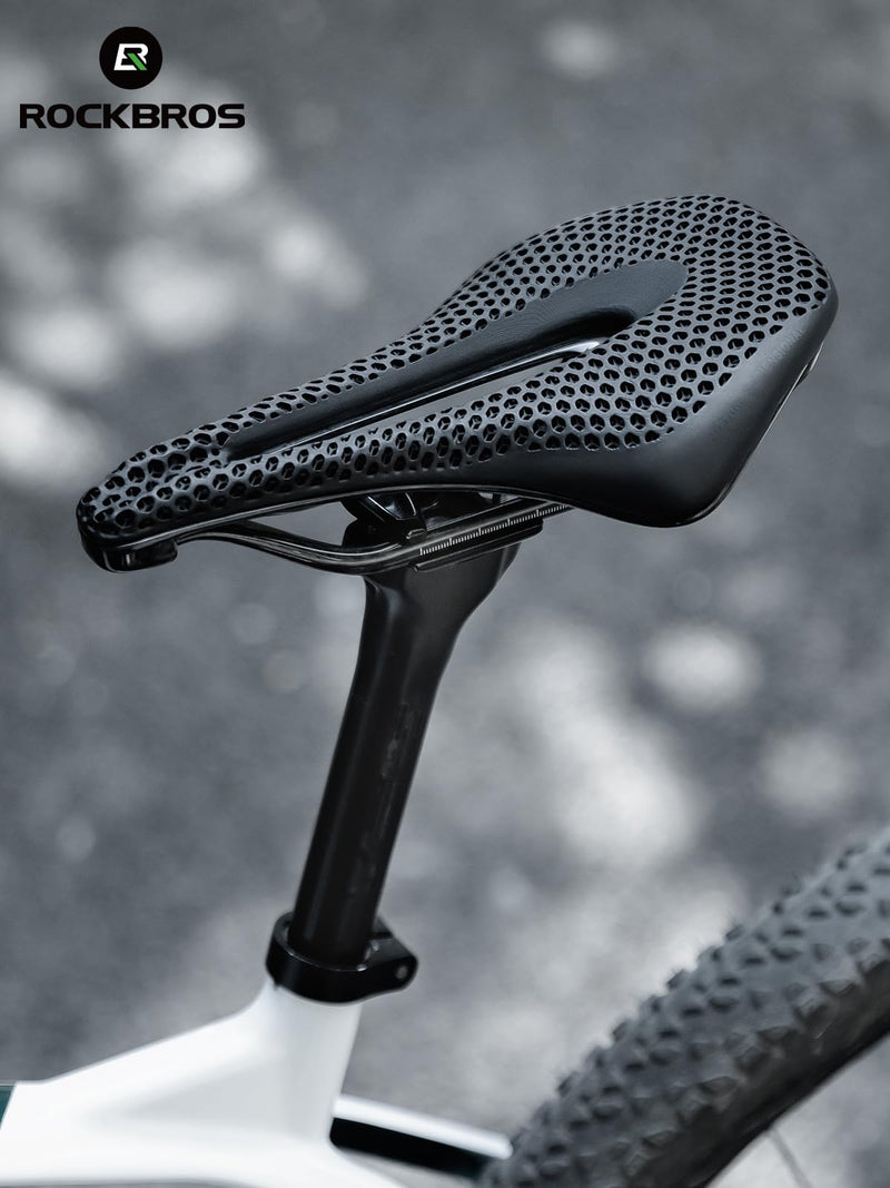 Load image into Gallery viewer, ROCKBROS 3D Printed Carbon Bike Saddle Ergonomic Ultralight Seat
