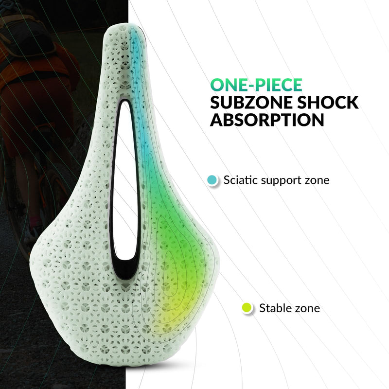Load image into Gallery viewer, ROCKBROS 3D Printed Carbon Bike Saddle Ergonomic Ultralight Seat
