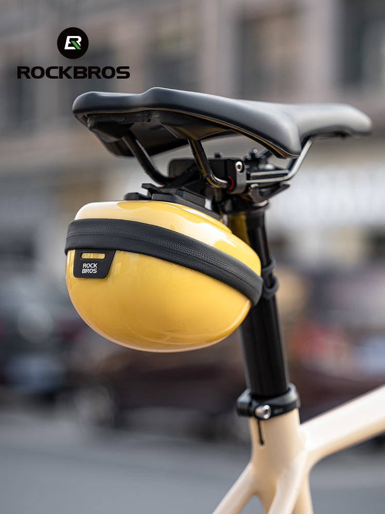 Load image into Gallery viewer, ROCKBROS 0.4L Hard Shell Bicycle Tailbag Lightweight Convenient Portable Saddle Bag
