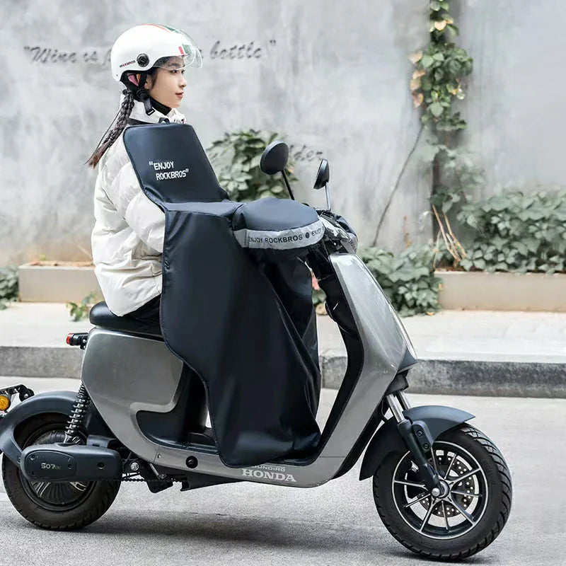 Load image into Gallery viewer, ROCKBROS Winter Electric Scooter Handlebar Muff Windproof Waterproof Leg Cover
