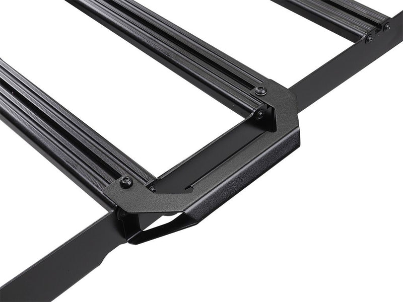 Load image into Gallery viewer, Close-up of Front Runner Rack Handle Bracket for Slimsport Rack, showcasing the durable construction and mounting points.
