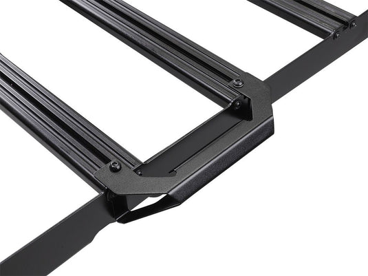 Close-up of Front Runner Rack Handle Bracket for Slimsport Rack, showcasing the durable construction and mounting points.