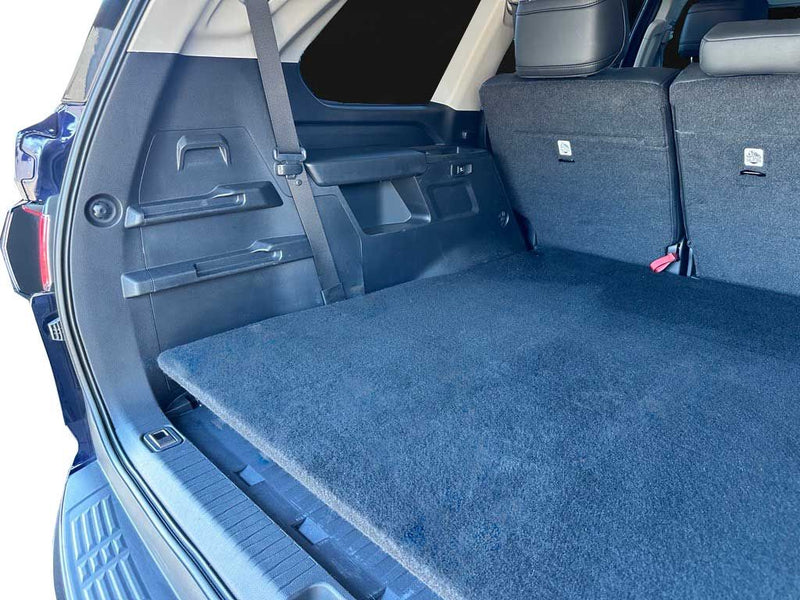 Load image into Gallery viewer, 2023 Toyota Sequoia with Front Runner Base Deck system installed in cargo area

