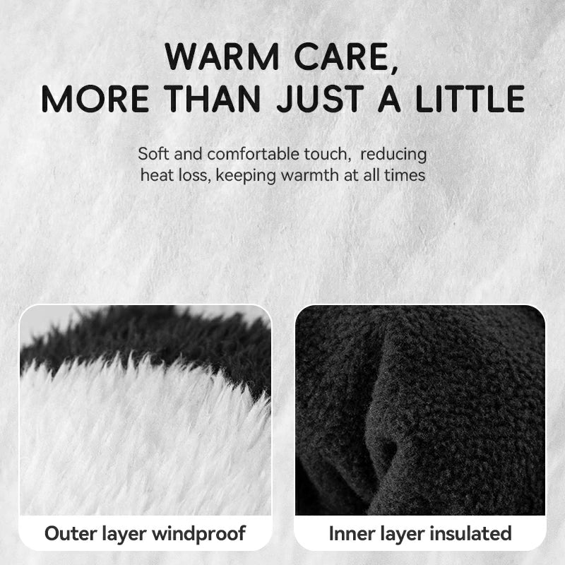 Load image into Gallery viewer, Qunature Panda Ski Gloves | Secure Grip &amp; Warmth for Families

