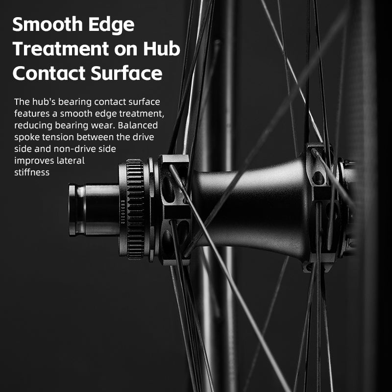 Load image into Gallery viewer, ROCKBROS Lightweight T700 Carbon Wheelset – Tubeless Ready Disc Brake

