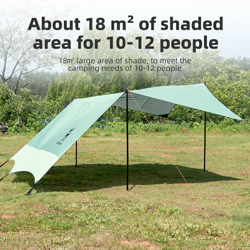 Load image into Gallery viewer, Qunature 3-in-1 Waterproof Canopy Floor Mat Raincoat UPF50+ for Camping
